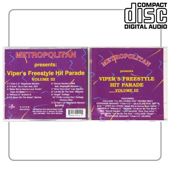 Viper's Freestyle Hit Parade Vol 3 - Music CD - Picture 2 of 2